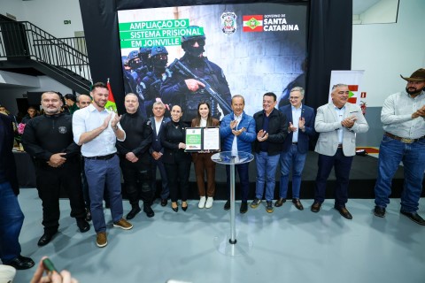 Governo autoriza construção de nova penitenciária com 800 vagas no maior município de SC