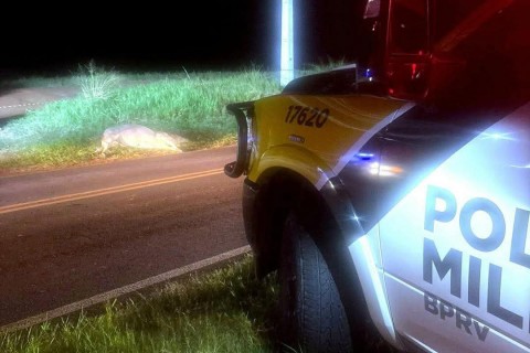 HOMEM DE 54 ANOS MORRE EM ACIDENTE COM VEÍCULO APÓS ATROPELAR ANIMAL BOVINO NA PR-555 EM NOVA ESPERANÇA (PR)