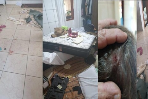 Dois homens fazem famílias reféns, usam criança como escudo e fogem para mata em SC
