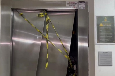 Mulher fica paraplégica após elevador despencar com filhos na PB