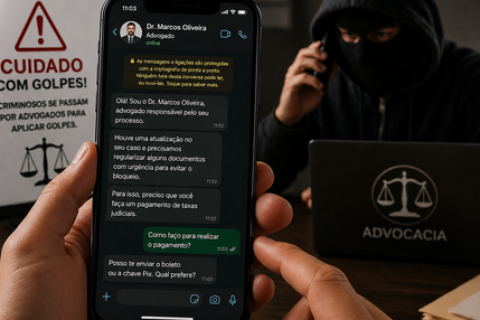 Golpe do falso advogado se espalha e tenta enganar vítimas com cobranças